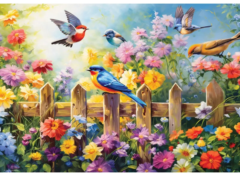 Connecting Pieces - Birds