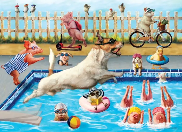 Pièces XXL - Journée de folie à la piscine - Lucia Heffer