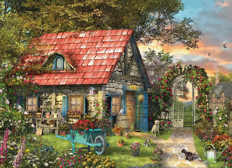 Pièces XXL - Family Puzzle: Dominic Davison - The Country Shed
