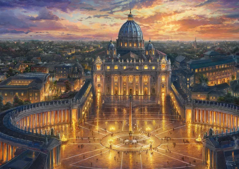 Thomas Kinkade - Le Vatican