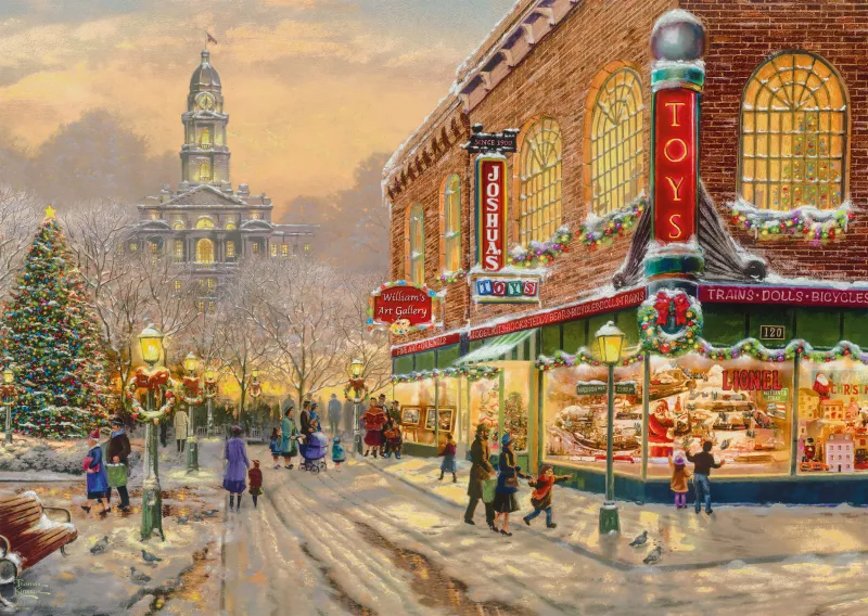 Thomas Kinkade - Un souhait de Noël