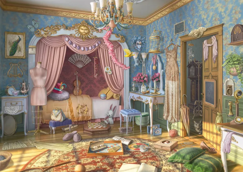 La chambre à coucher de June