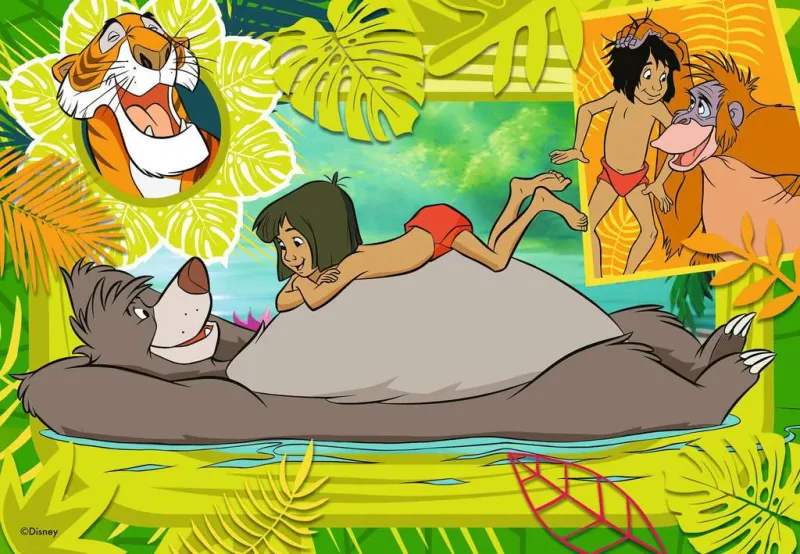 2 Puzzles - Aventure Disney Animaux