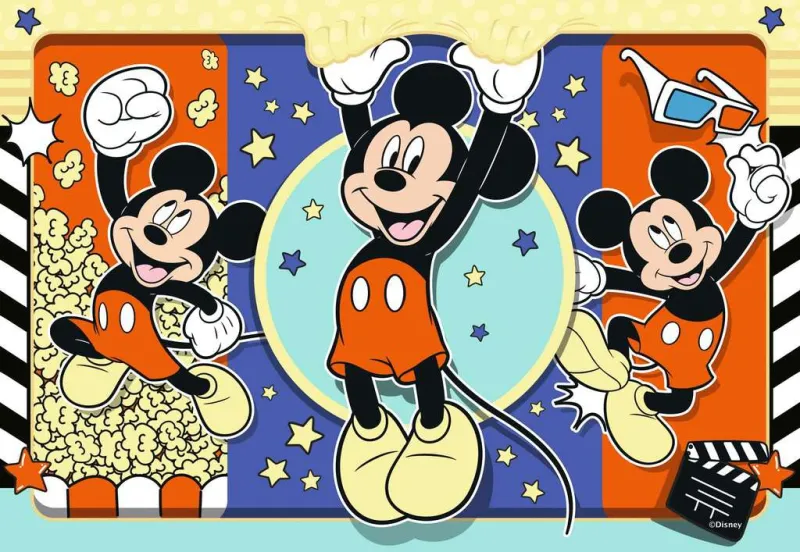 2 Puzzles - Disney Mickey Mouse
