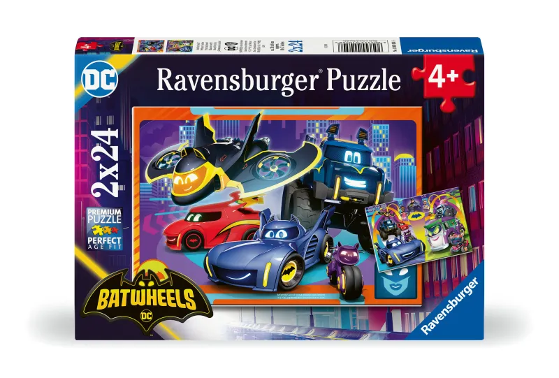 2 Puzzles - Les Batwheels en Action