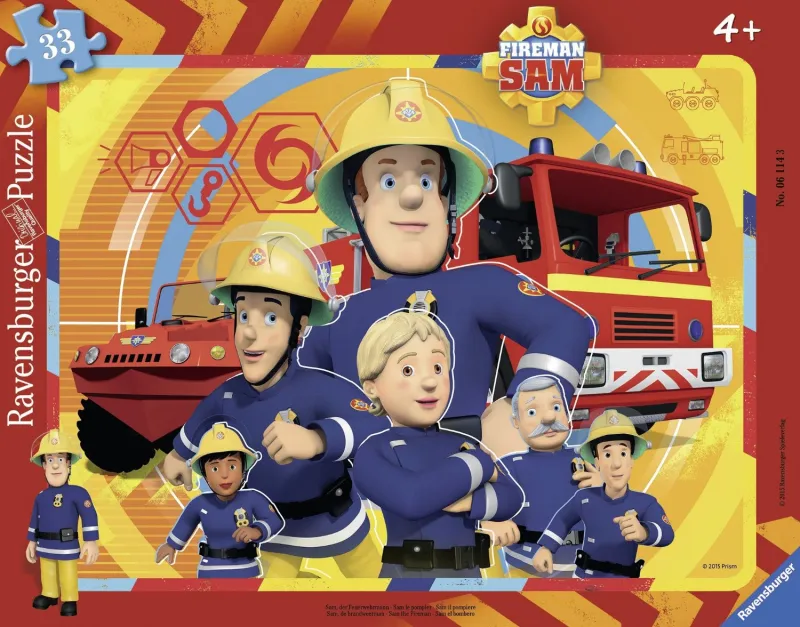 Puzzle Cadre - Fireman Sam