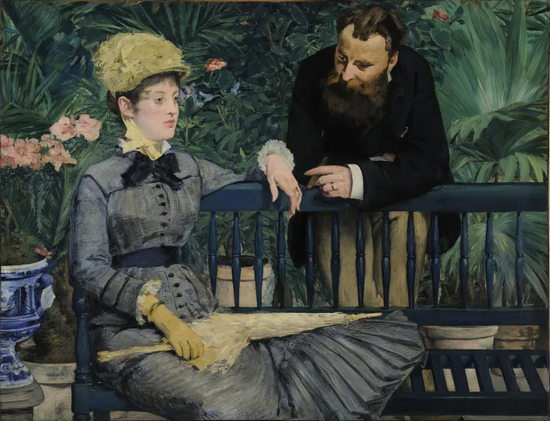 Manet Édouard : Dans la Serre, 1879