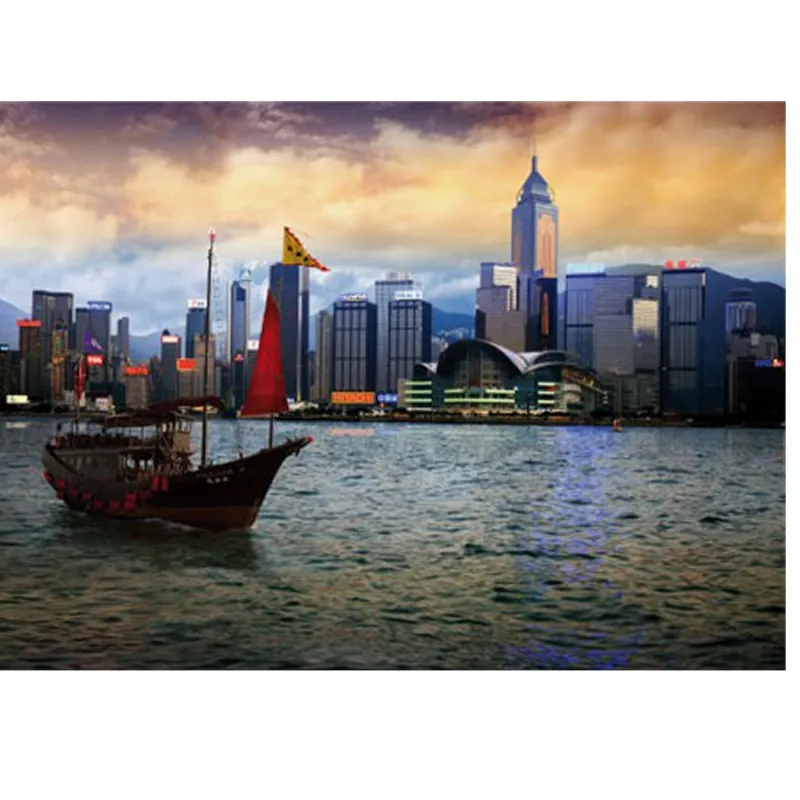 Paysages Nocturnes - Hong-Kong : Baie de Hong-Kong