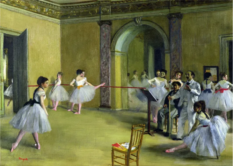 Edgar Degas - Foyer de la Danse à l'Opéra de la Rue Le Peletier