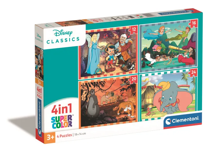 4 Puzzles - Disney Classics