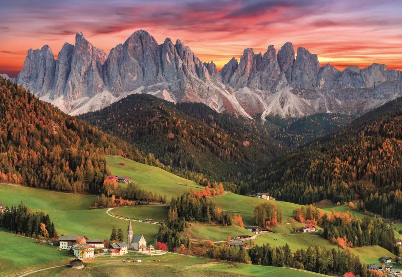 Val Di Funes, Italie