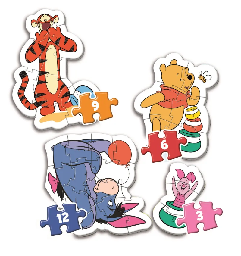 My First Puzzle - Winnie L'Ourson (4 Puzzles)