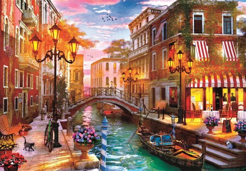 Coucher De Soleil Sur Venise