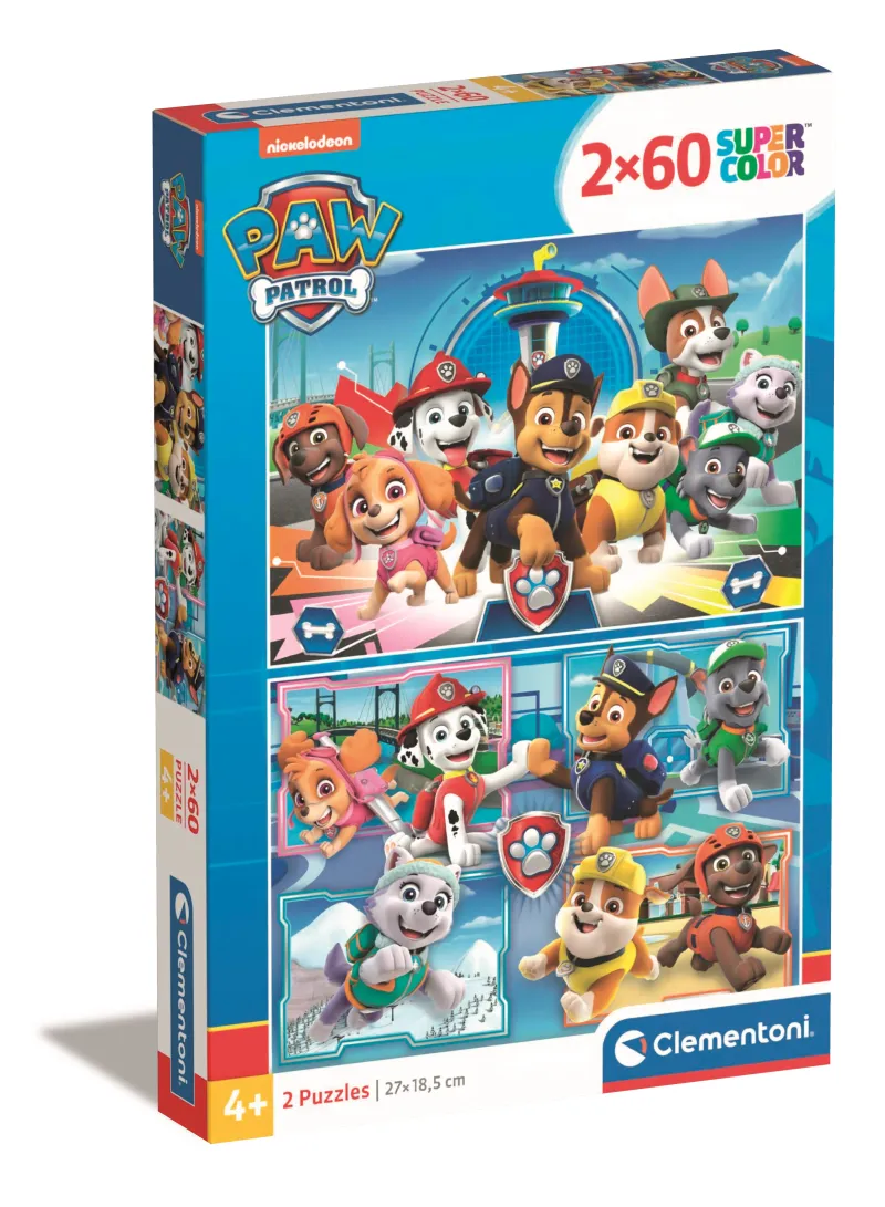 2 Puzzles - Pat Patrouille - 2x60 Pièces