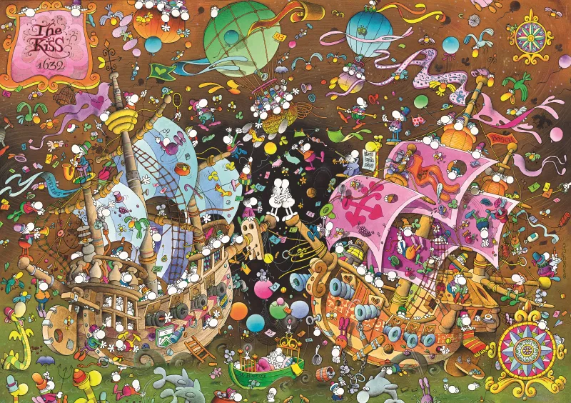Mordillo Puzzle - The Kiss