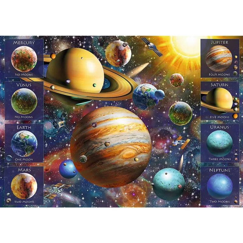 Spiral Puzzle - Solar system