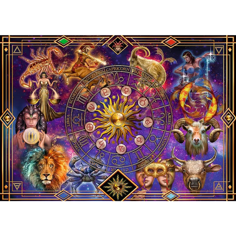 Spiral Puzzle - Zodiac signs