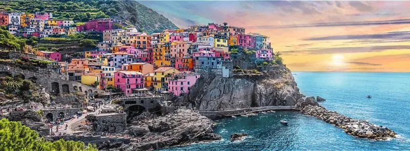 Vernazza au coucher du soleil, Italie