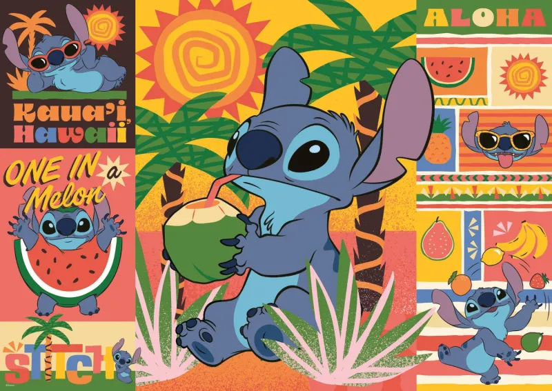 Vacances avec Stitch