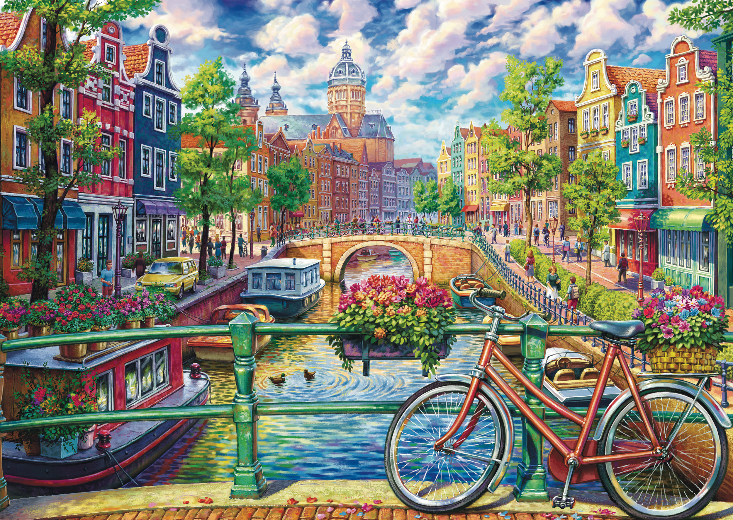 La magie des canaux d'Amsterdam
