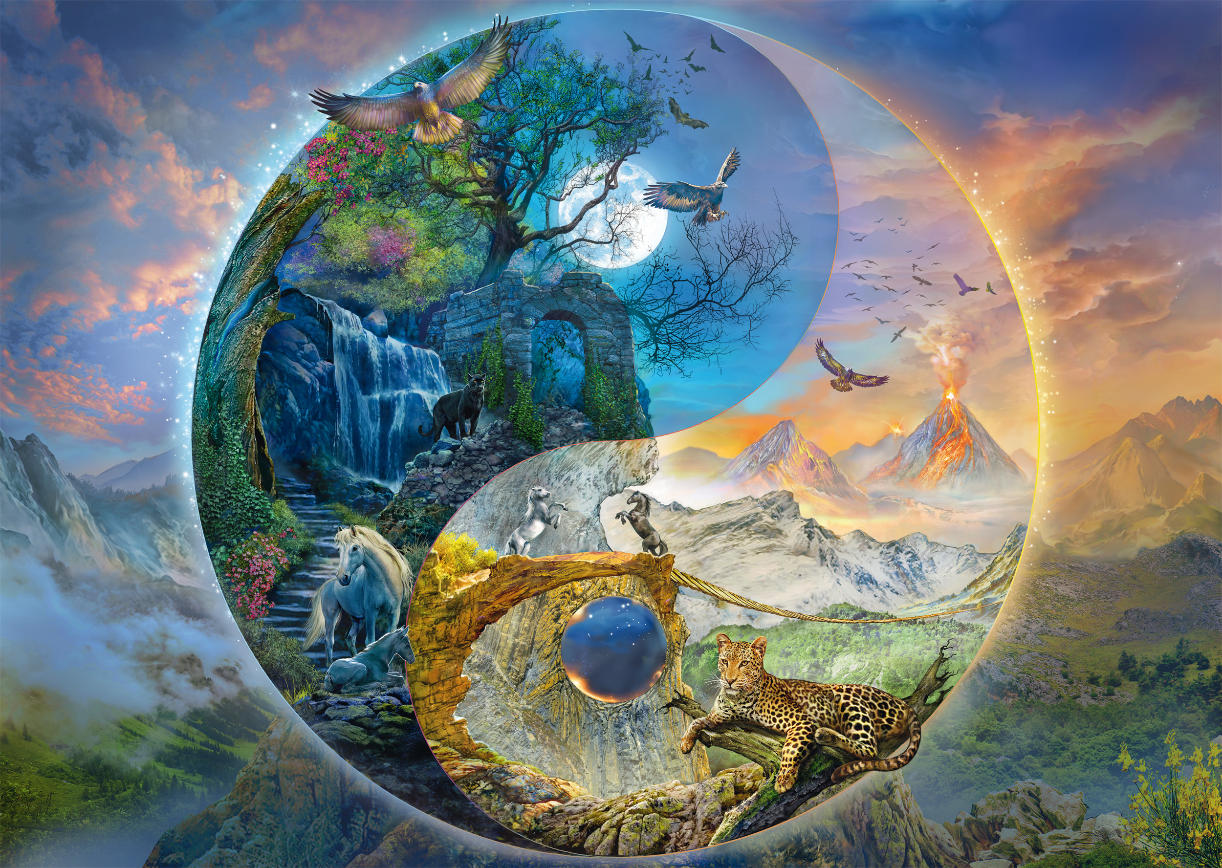 Yin & Yang Le monde des montagnes