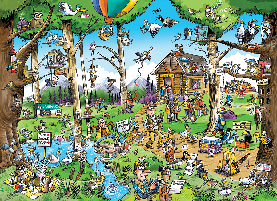 DoodleTown : le Paradis des Ornithologues