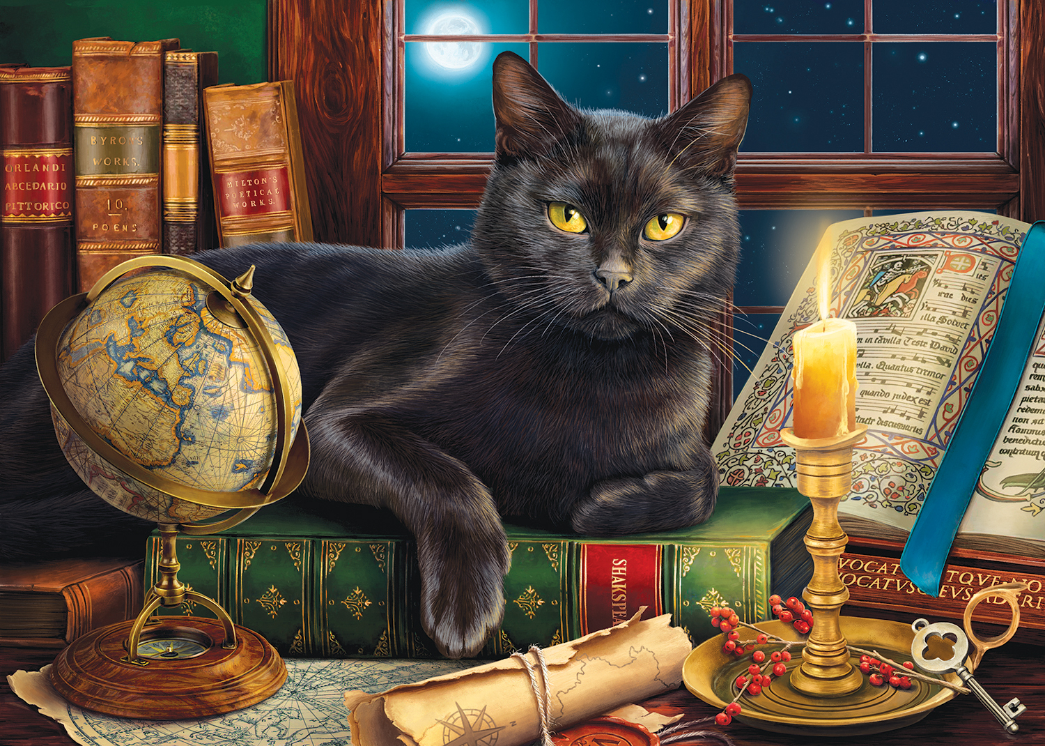 Pièces XXL - Black Cat by Candlelight