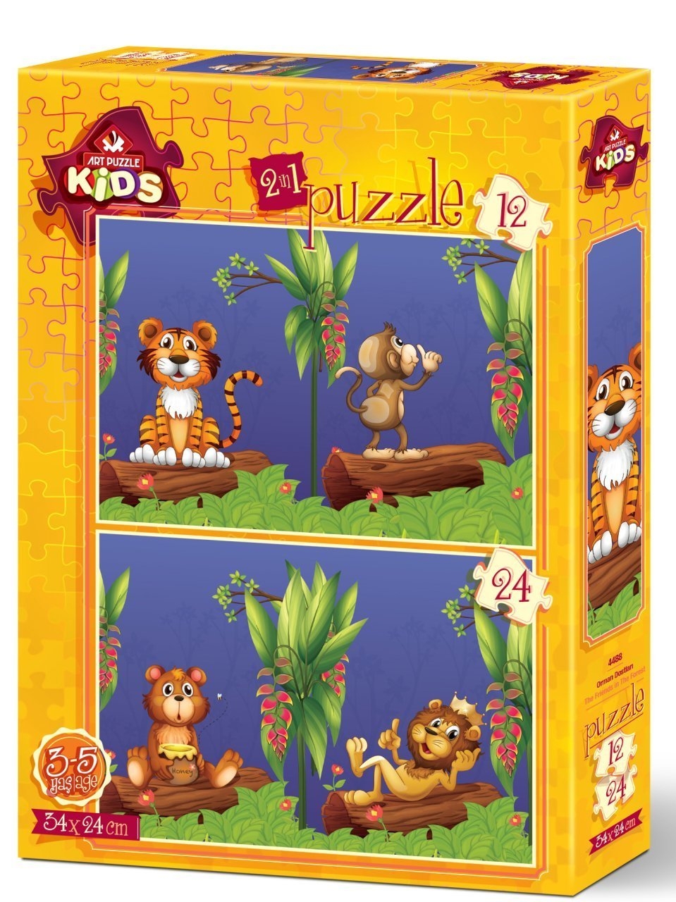 2 Puzzles - Les Amis dans la Forêt