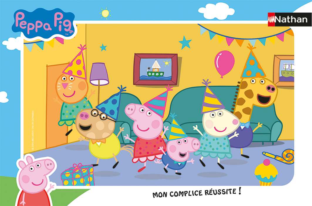 Puzzle Cadre - Anniversaire Peppa Pig
