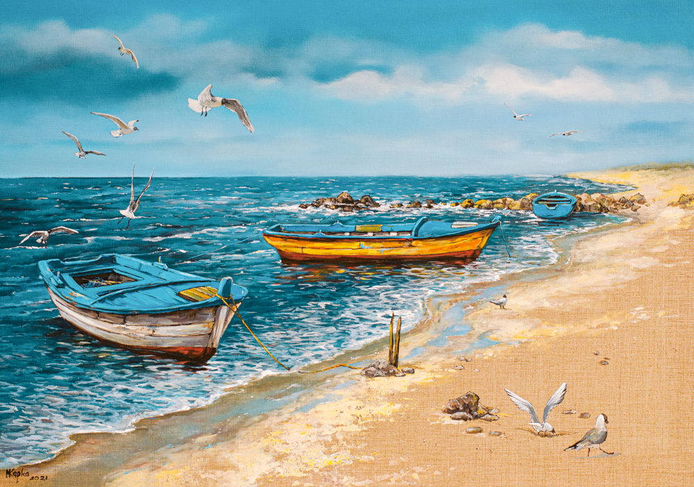 Art Collection - Matin au Bord de la Mer