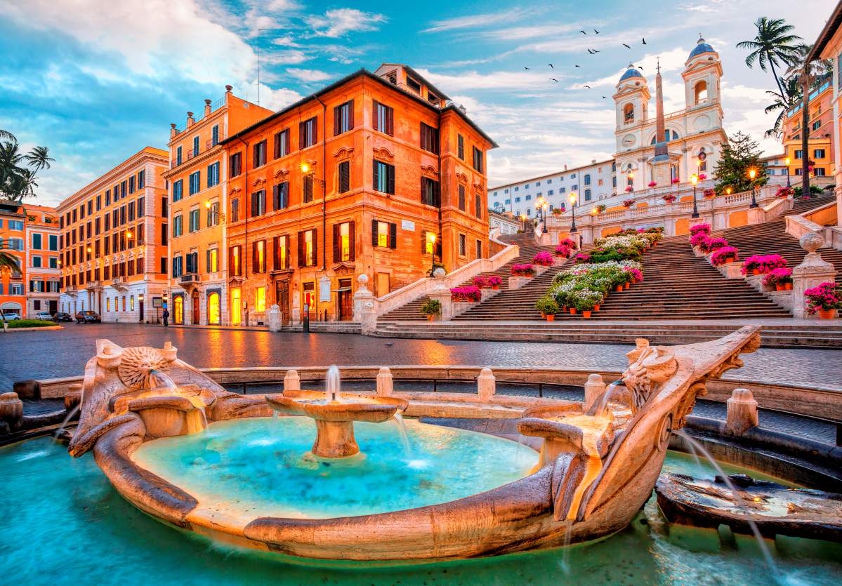 Piazza di Spagna, Rome, Italie