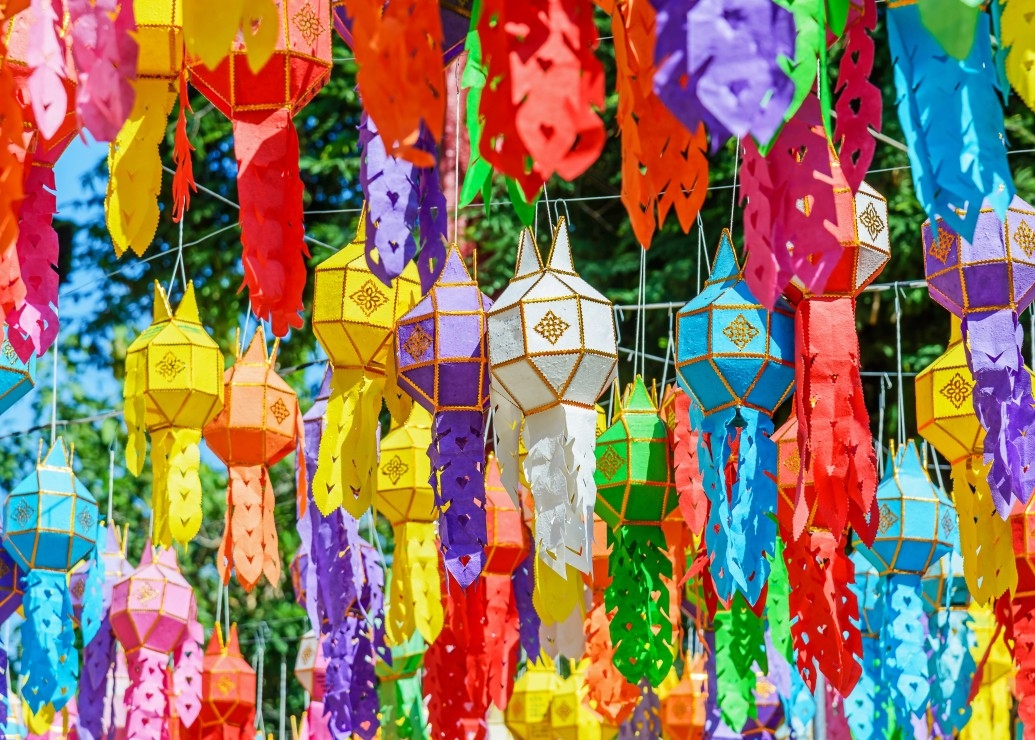 Lanternes Colorées