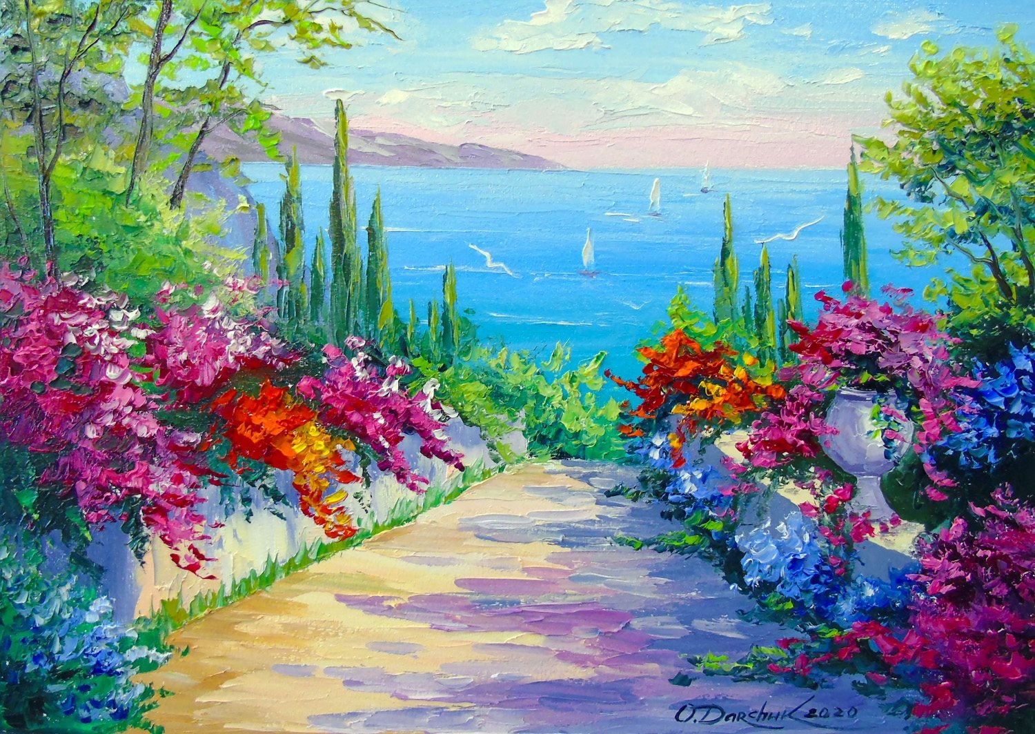 Sunny Road to the Sea