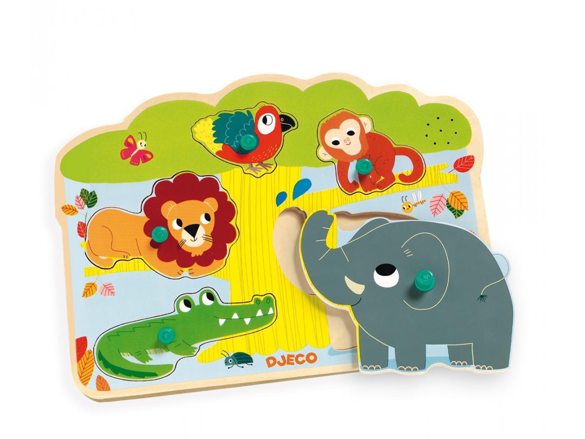 Puzzle Sonore en Bois - Baobab