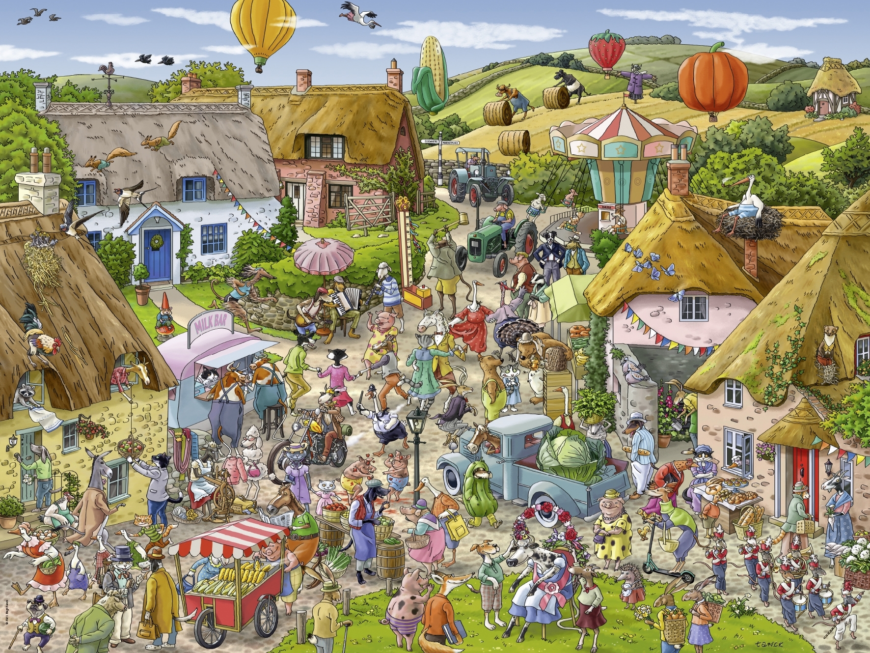 Boite Triangulaire - Country Fair
