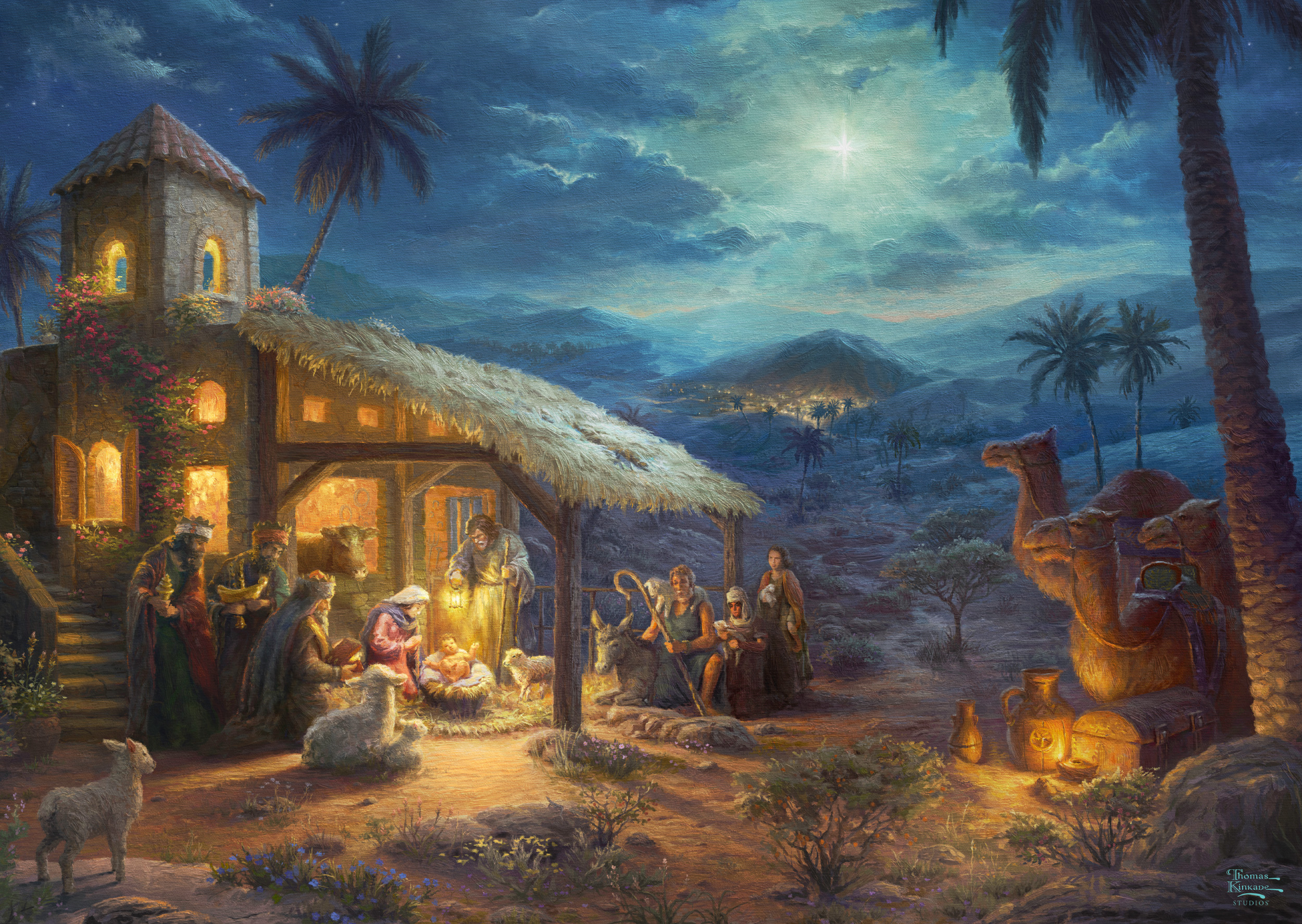 Thomas Kinkade, Spirit, la Naissance de Jésus