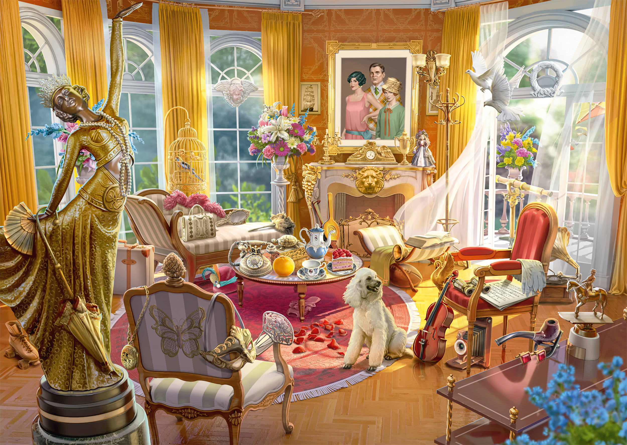 Le Salon du Manoir Orchidée