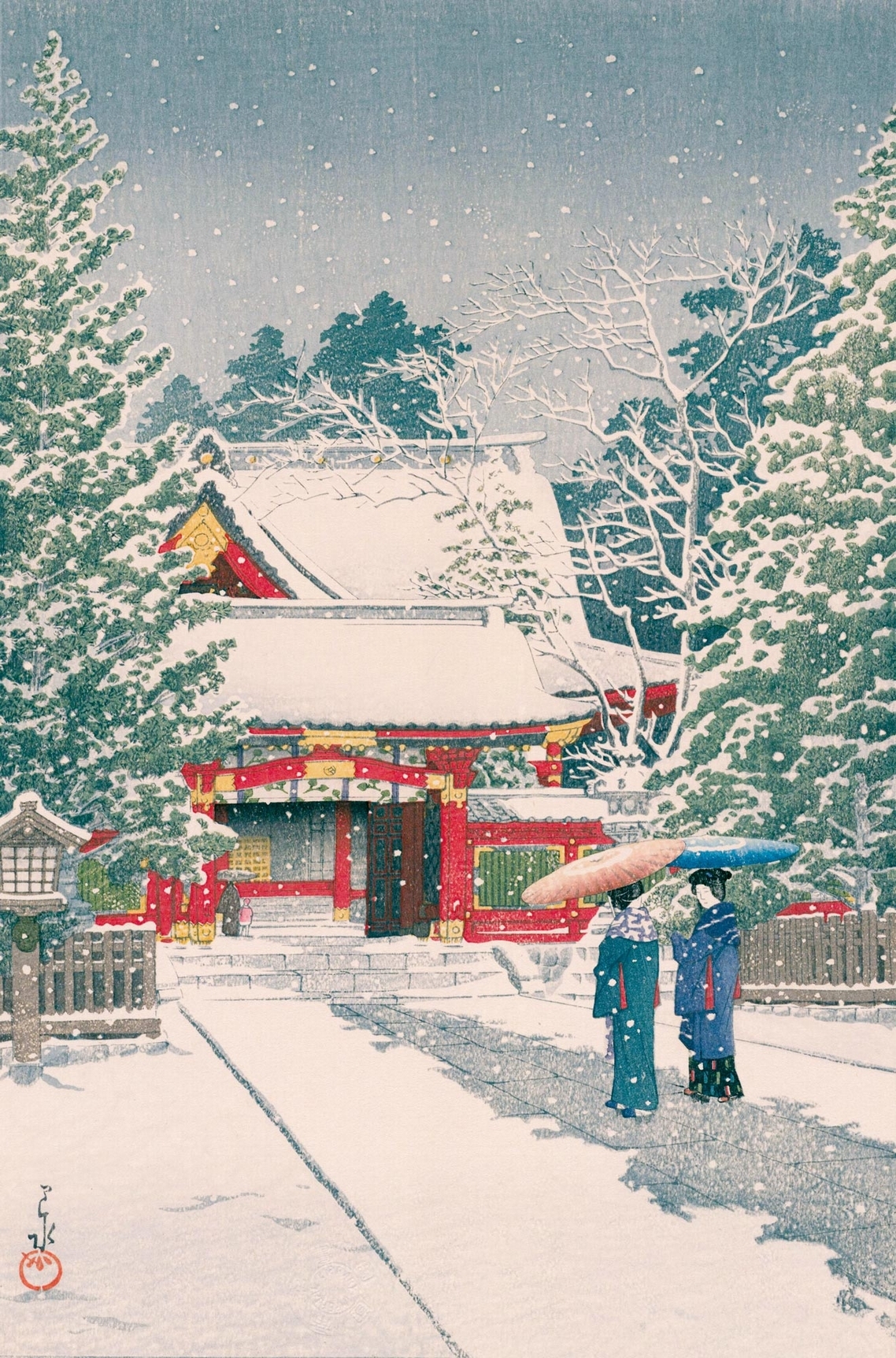 Puzzle en Bois Découpé à la Main - Neige A Hie-Jinja
