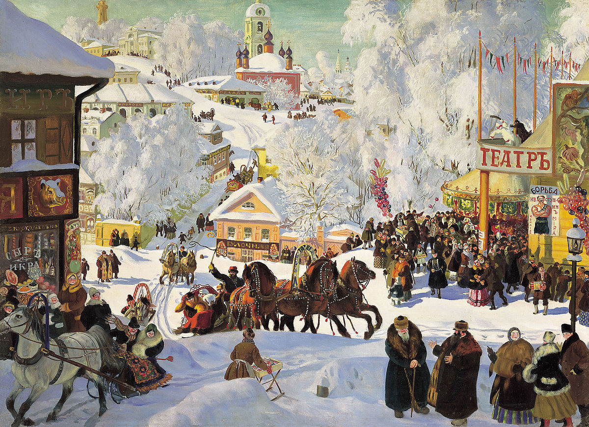 Boris Kustodiev - Maslenitsa