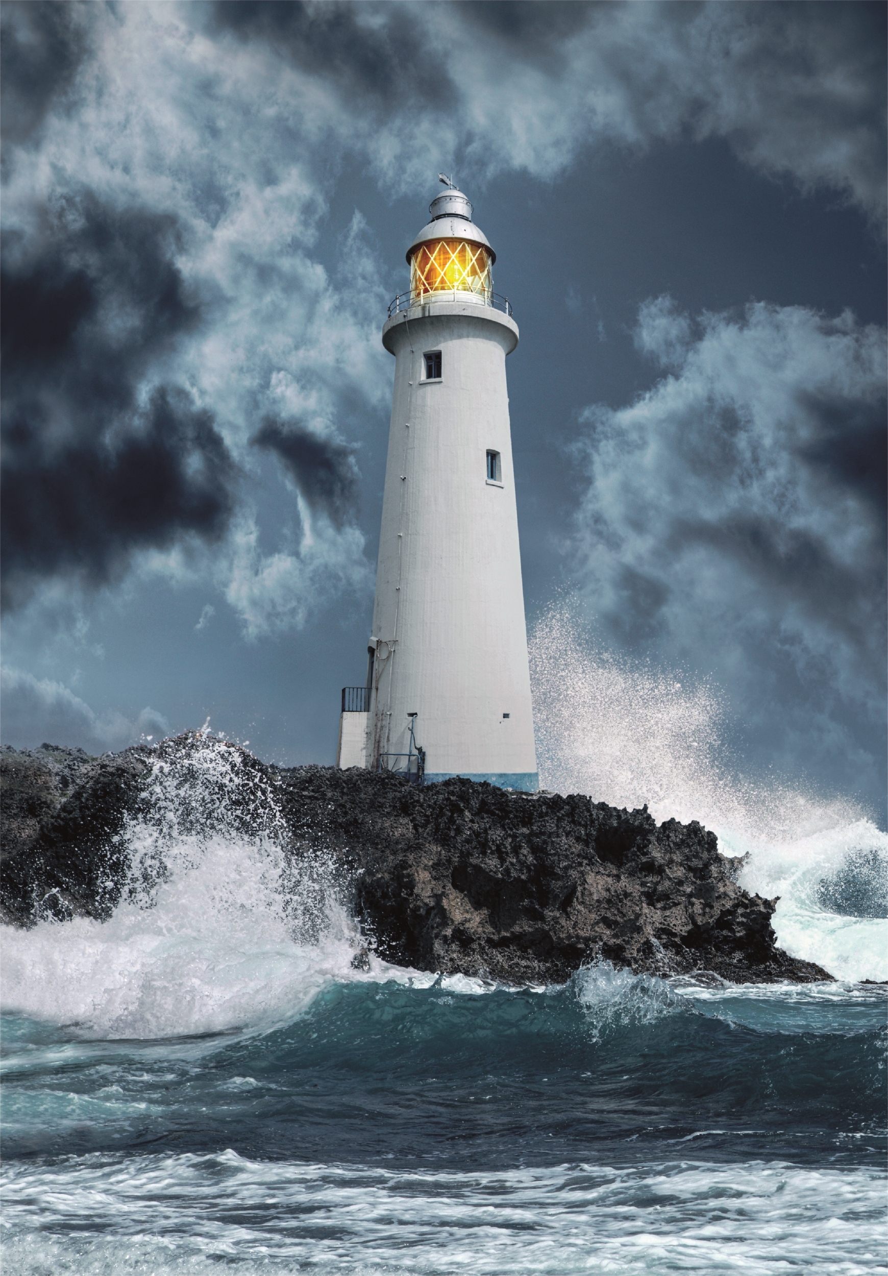 Phare Dans La Tempête