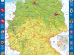 Carte de l'Allemagne