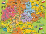 Carte de l'Allemagne avec Images