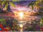 Paradis au Soleil Couchant