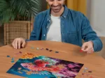 Poisson-Lion - Puzzle Highlight - Animaux Colorés