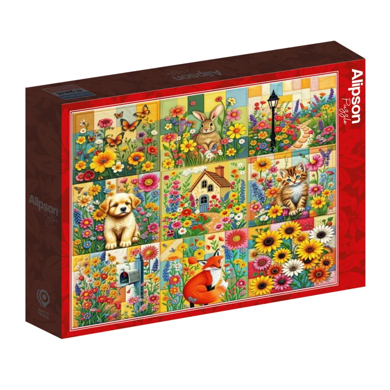 Patchwork d'un Jardin de Campagne