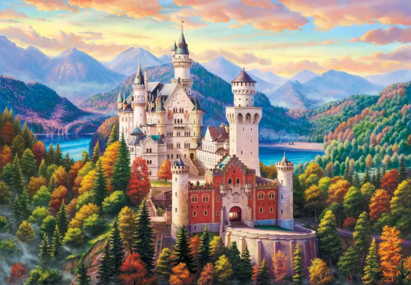 Chateau dans la Montagne