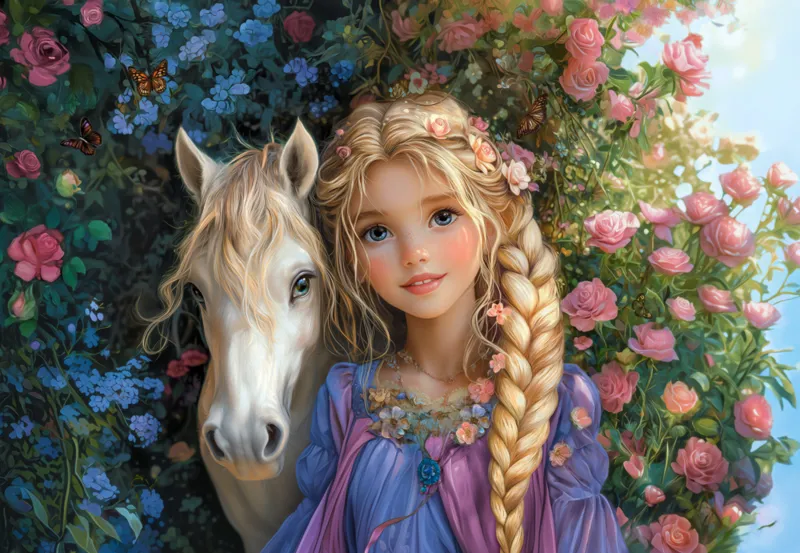 Princesse à Cheval