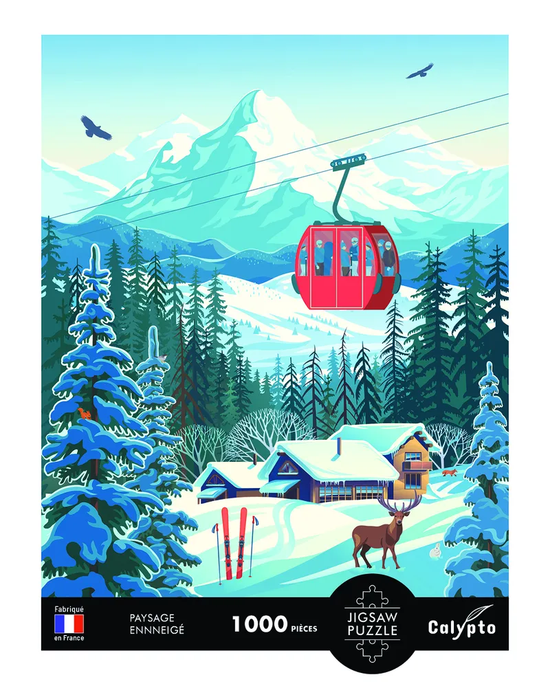 Illustration - Paysage Enneigé