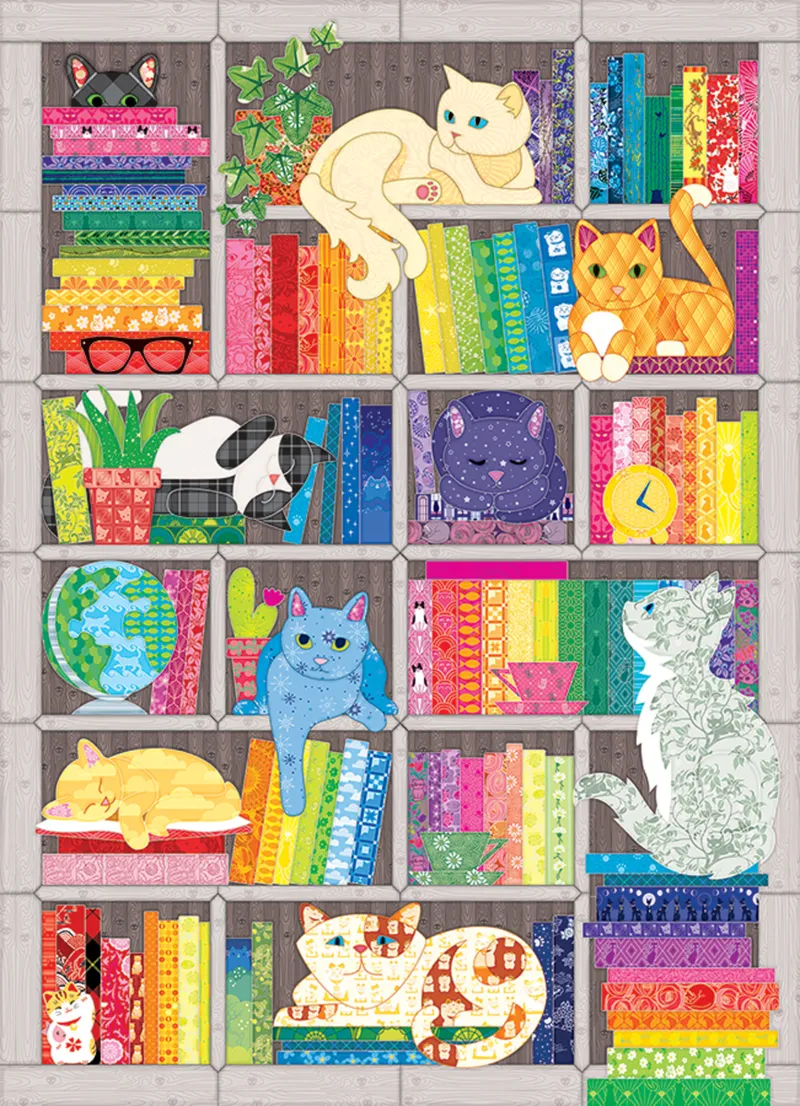Rainbow Cat Quilt