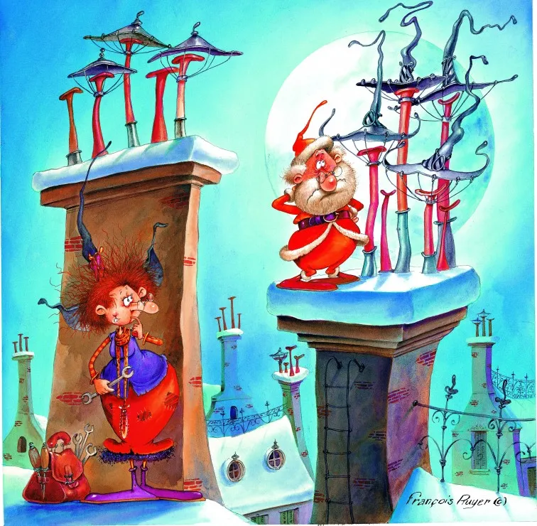 François Ruyer - La Sorcière et le Père Noël